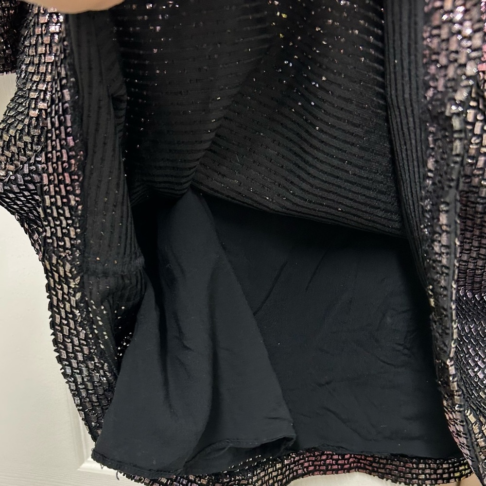 Free People Diamonds Are Forever Metallic Shift Mini Dress | Size S - Picture 4 of 10